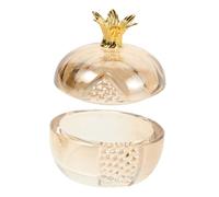 Homoyoyo Nail Glass Cup With Lid Transparent Sturdy Dappen Dish For Nail Art Tools And Jewelry Storage Glass Holder Cover