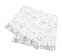 Homoyoyo Nappe Papier à Colorier Thème Animaux Nappe Rectangulaire Décoration Anniversaire Festive pour Garçon Fille pour Fête