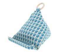 Homoyoyo Oreiller pour Tablette et Coussin pour Les Genoux Vert en Coton et Lin pour Lecture, Streaming et canapé