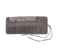 Homoyoyo Organisateur de Pinceaux de Maquillage Trousse de Voyage Étanche Grand Format Sac Cosmétique Pratique et Portable Gris