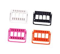 Homoyoyo Organisateur de Rangement 16 Trous en Pp Léger et Créatif Porte-embouts 4 Pièces Design Délicat pour Embouts de Perceuse à Ongles pour Nail Art