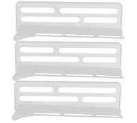 Homoyoyo Organisateur de Réfrigérateur 3 Pièces Panneaux Ajustables, Séparateur de Porte Latérale en Plastique, Rangement Modulable pour Lait et Condiments