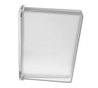 Homoyoyo Organisateur Mural de Documents avec Mécanisme Flip Pages Support Mural pour Dossiers et Magazines Gain de Place pour Bureau et Salle de Classe Gris