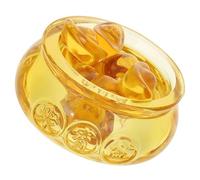 Homoyoyo Ornement Bol de Richesse Forme Corne d'Abondance Ensemble 1 Pièce pour Décoration de Table et Bureau Style Chic