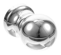 Homoyoyo Ornement de Mât de Drapeau Argenté Rotatif, Boule Supérieure Résistante aux Intempéries, Compatible avec Drapeaux Nationaux ’état, Installation Simple, Accessoire de Quincaillerie