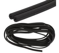 Homoyoyo Outil D'écran de Fenêtre Spline Cannelé en Caoutchouc Thermoplastique Noir 4,0 Mm pour Réparation Moustiquaire, Rouleau 10 Mètres, Kit Cadre Fenêtre, Usage Maison et Rénovation