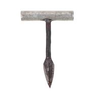 Homoyoyo Ouvre-Huîtres en Acier Robuste Poignée Antidérapante Outil T pour Ouvrir Coquillages Coupe-Huîtres Noir Compact et Puissant la Cuisine et Restaurant Écailler à Fruits de Mer