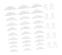 Homoyoyo Pads Rehaussement Cils Silicone Réutilisables avec Brosses Y pour Permanente et Extension Coussin Isolant Transparent Kit pour Types de Cils