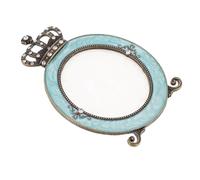 Homoyoyo Palette de Couleurs pour Nail Art en Style Couronne Cuivre Ancien Plateau de Peinture pour Nail Art 1 Pièce Accessoire Photo pour Présentation de Faux Ongles Plaque de Mélange