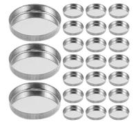 Homoyoyo Palette de Maquillage Vide Ronde 26X5 CM en Métal 30 Godets Ronds Rechargeables pour Fards à Paupières et Blush Boîte Compacte pour Rangement et Usage Quotidien