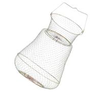 Homoyoyo Panier de Pêche Pliable en Fil d'acier Galvanisé Cage à Poissons Diamètre 35 Cm Filet de Pêche Portable sans Flotteur Accessoire Pêcheur Camping