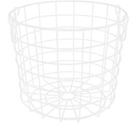 Homoyoyo Panier de Rangement en Fer Blanc Moyen Poignées Doubles Bac Ouvert pour Fruits Légumes et Articles Divers Organisateur Multifonction pour Maison et Bureau Stable et Décoratif