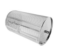 Homoyoyo Panier Rotatif pour Four 180X300 MM en Acier Inoxydable Cage à Rôtissoire Multifonction pour Fruits Secs Légumes et Châtaignes Accessoire Cuisson 360° pour Friteuse à Air Chaud