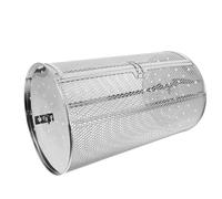 Homoyoyo Panier Rôtissoire Inoxydable pour Four Électrique Cage Grill Rotative avec Porte Mobile et Verrou Cuisson Homogène pour Noix Fruits Secs et Viandes Facile à Monter et Nettoyer