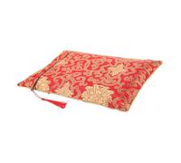 Homoyoyo Paquet En Brocart Brodé Rouge Motif Dragon Pochette à Bijoux Paquet à Écriture Bouddhiste Pour Temple Et Rangement Accessoire Chinois Élégant Pour Cérémonie Amateurs De Culture Asiatique