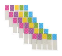 Homoyoyo Paquets de 6 Lot de Onglets Autocollants Papier Pet Transparent Marque-page Fluorescent pour Annotation et Organisation Étiquettes Auto-adhésives Pratiques pour Étudiants et