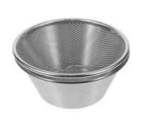 Homoyoyo Passoire en Acier Inoxydable 304 Mini 14 Cm et Bassine de Drainage, Set Ustensiles la Cuisine pour Fruits, Légumes et Riz, Passoire Tamis à Mailles Fines Usage Quotidien