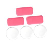 Homoyoyo Patchs en Silicone pour Extensions de Cils 6pcs pour Salon ou Usage Quotidien Coussinets Portables et Faciles à Utiliser