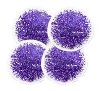 Homoyoyo Patchs Oculaires en Gel Rafraîchissants Violet 2 Paires Compresses Relaxantes Yeux Compresses Froides Réutilisables Soin Fatigue Oculaire Maison Été