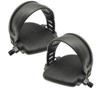 Homoyoyo Pédales de Rechange Antidérapantes pour Vélo D'appartement, Pièces de Réparation Robustes, Accessoire Polyvalent 2 Pcs pour Cyclisme Indoor et Entraînement Sportif