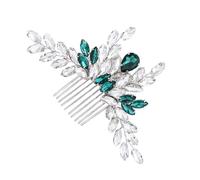 Homoyoyo Peigne à Cheveux de Mariée Latéral Orné de Strass, Alliage Argenté, Accessoire Élégant pour Mariage, Fiançailles et Soirée, Insert Facile à Porter, Décoration Coiffure Féminine,