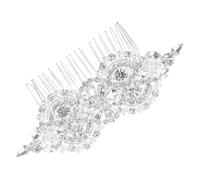 Homoyoyo Peigne à Cheveux Décoratif Strass Et Perles Artificielles Pour Femmes Et Filles Accessoire De Mariage Élégant Peigne à Cheveux Pour Coiffure Spéciale Et Fête