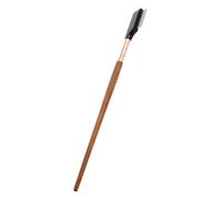 Homoyoyo Peigne à Cils en Manche en Bois Ergonomique Brosse à Sourcils Aiguilles en Acier Outil de Séparation pour Faux Cils Accessoire de Maquillage Multifonctionnel