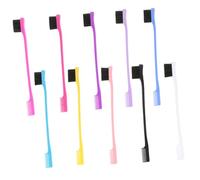 Homoyoyo Peigne à Sourcils et Cils Lot de 10 Brosses à Mascara Outil de Maquillage Double Pointe pour Femmes Hommes Usage Quotidien Salon Beauté Présent Anniversaire Noël