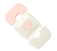Homoyoyo Peigne de Coupe Garçon Fille Peigne à Cheveux Portable avec Lame Sécurisée Outil de Coiffure pour Frange Fine et Épaisse Rose