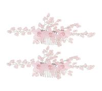 Homoyoyo Peigne de Mariée Cristal Fait Main Accessoire et Confortable pour Coiffure Nuptiale Épingle pour Mariées et Demoiselles Décoration pour Fête de Mariage