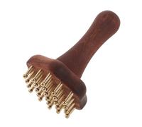 Homoyoyo Peigne de Massage et Laiton pour Déblocage des Méridiens Outil Guasha Manuel pour Corps Visage Jambes et Dos Stimulateur Énergétique