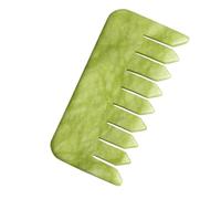 Homoyoyo Peigne de Massage Jade Naturel Outil de Grattage pour Corps et Visage Masseur et Pratique Design Élégant et Sûr pour Détente et Relaxation
