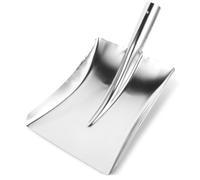 Homoyoyo Pelle à Poussière Acier Inoxydable Multifonction Large Ouverture pour Déneigement et Nettoyage Maison Outil de Jardinage Pratique et Robuste