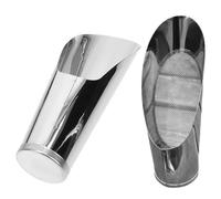 Homoyoyo Pelle de Jardin en Acier Inoxydable Moyenne 2 Pièces - Pelle Creuse et Tamis Multifonction pour Repiquage, Ameublir la Terre et Entretien Extérieur, Outil de Plantation Pratique