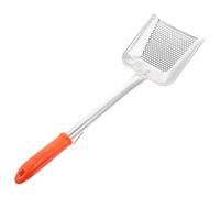 Homoyoyo Pelle Filtre Huile Acier Inoxydable avec Tamis Fin pour Écumoire Alimentaire Manche Ergonomique Long Anti-brûlure Ustensile Pratique pour Service de Cuisine