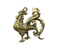 Homoyoyo Pendentif Vintage Laiton Forme De Coq Porte-clés Soi-même Accessoire Unique