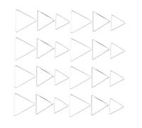 Homoyoyo Pendentifs Triangles Breloques Géométriques 60 Pcs Blanc k Pour Fabrication Bijoux Diy Adultes Projet Créatif Présent Loisirs Loisirs Créatifs Artisanat