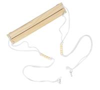 Homoyoyo Perchoir en Bois pour Poules et Perroquets Balançoire d'Entraînement Multifonctionnelle Miroir Intégré pour Cage à Oiseaux d'Extérieur Support Stable et Résistant