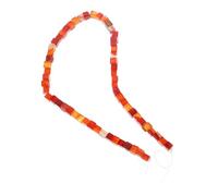 Homoyoyo Perles Carrées Agate Naturelle pour Bracelets DIY Perles Cube Spacer Semi- pour Création Bijoux Charme Unique pour Artisanat