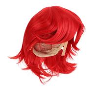 Homoyoyo Perruque Courte Manga pour Cosplay Femme Déguisement et Fêtes Coiffure Lisse Inspirée Anime
