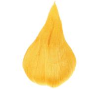 Homoyoyo Perruque Jaune Forme Flamme pour Carnaval et Festival Troll Aspect Réaliste Facile à Porter Style Confortable et Couleur Vive