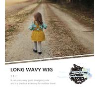 Homoyoyo Perruque Longue Bouclée Ondulée Accessoire de Coiffure pour Bal Cosplay et Aspect Naturel et Confortable Durable et Facile à Porter