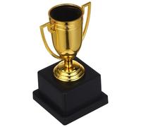 Homoyoyo Petit Trophée en Plastique Doré Léger pour Trophées de Compétition Large Gamme D'utilisations et Encouragement, pour Banquets Sportifs et Fournitures Scolaires