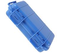 Homoyoyo Petite Boîte Étanche Multifonction en Plastique Antichoc, Rangement Compact pour Téléphone Portable, Boîtier Portable Bleu Résistant à L’Eau, pour Camping et Activités Extérieures