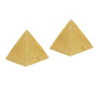 Homoyoyo Petite Pyramide Égyptienne en Résine - Figurine Artisanale Décorative pour Bureau Et Intérieur - Sculpture De La Pyramide De Khufu Ornement Égyptien Unique