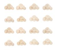 Homoyoyo Photo Mensuels En Bois En Bois En Forme De Cartes Pour Bébés Double Face Pour La Photographie Nouveau-Née Journey De Grossesse Propytes De Bébé Annonce De Bébé