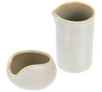 Homoyoyo Pichet à Lait en Céramique 1 Pièce Bec Verseur Rond Récipient Multifonction pour Sauces et Miel Ustensile Cuisine Adapté Petit-Déjeuner et Restauration Design Simple et Moderne