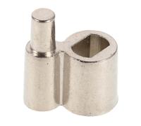 Homoyoyo Pièces de Rechange pour Vannes Rotatives Trombone et Cor D'harmonie, Valve Rotative Gauche en Métal Argenté, Fonctionnement Fluide et Résistance la Corrosion pour Concerts