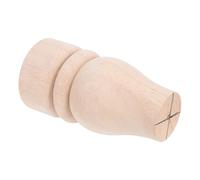 Homoyoyo Pieds de Meubles Ronds en Bois Non Peint Diamètre 5 CM X Hauteur 10 CM Pieds de Remplacement pour Canapé Table Basse et Bibliothèque Finition Beige Naturelle Robustes et