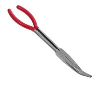 Homoyoyo Pince à Bijoux à Nez Courbé Acier Au Haute Température pour Outils de Précision pour Fusion et Fabrication de Bijoux Pince Mini Polyvalente Rouge
